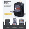 Lekespring Slim Laptop Backpack for Men, 15.6 Inch Expandable Business