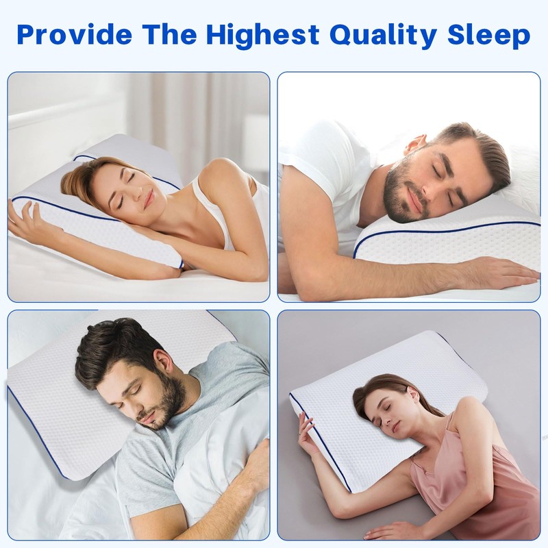 Hopihe Smart Pillow Deep Sleep Pillow Memory Foam Bed Pillow