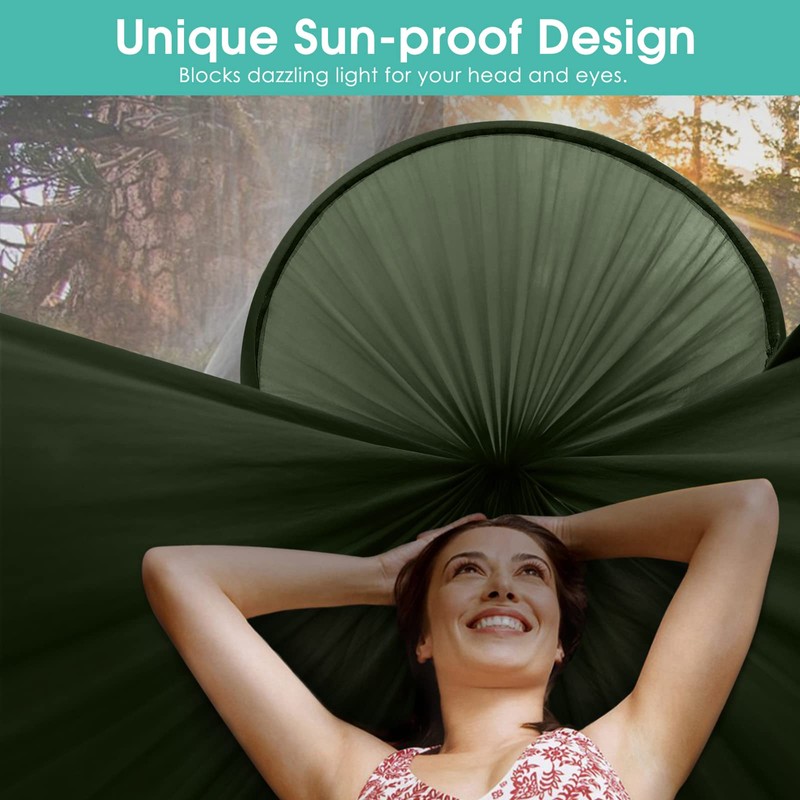 G4Free Large Camping Hammock with Mosquito Net 2 Person Pop-up