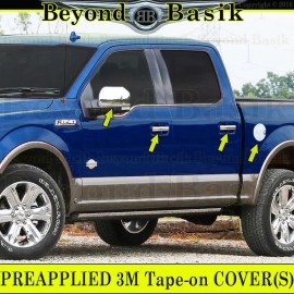 Torox 2015-2019 2020 FORD F-150 Chrome 4 Door Handle COVERS No SMT+Mirrors+Ga