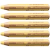 Multi-talented Pencil - STABILO woody 3-in-1 - Box of 5 - Pastel yellow
