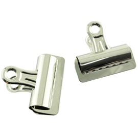 Longdex Bulldog Clip 4PCS 75mm/3Inch Alloy Bulldog Grip Clip for Photos Maps Papers Bills
