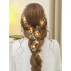 Yean- Enredadera para el cabello de novia con luz LED,