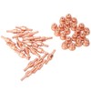Plasma Electrodes Nozzles, 40pcs Red Copper Plasma Cutter Consumables Electrode