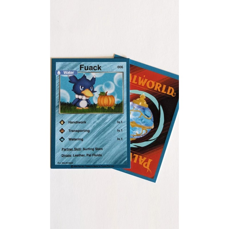Palworld Trading Cards, Fan Art 6-Pack (2024)
