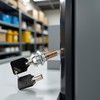 1 Set Toolbox Lock with Keys, Tubular Lock and Key