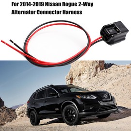 LIZAPUS Alternator Connector Pigtail Compatible with Nissan Rogue 2014-2019 2-Way Harness Plug Wire Harness 7283-8851