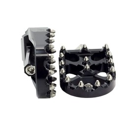 FLO MOTORSPORTS PEGS, Fits: HARLEY DAVIDSON DYNA MOTORCYLCES (Black)