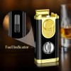 SORMWITT Triple Torch Lighter - Lighter with V Cut Cutter,Holder