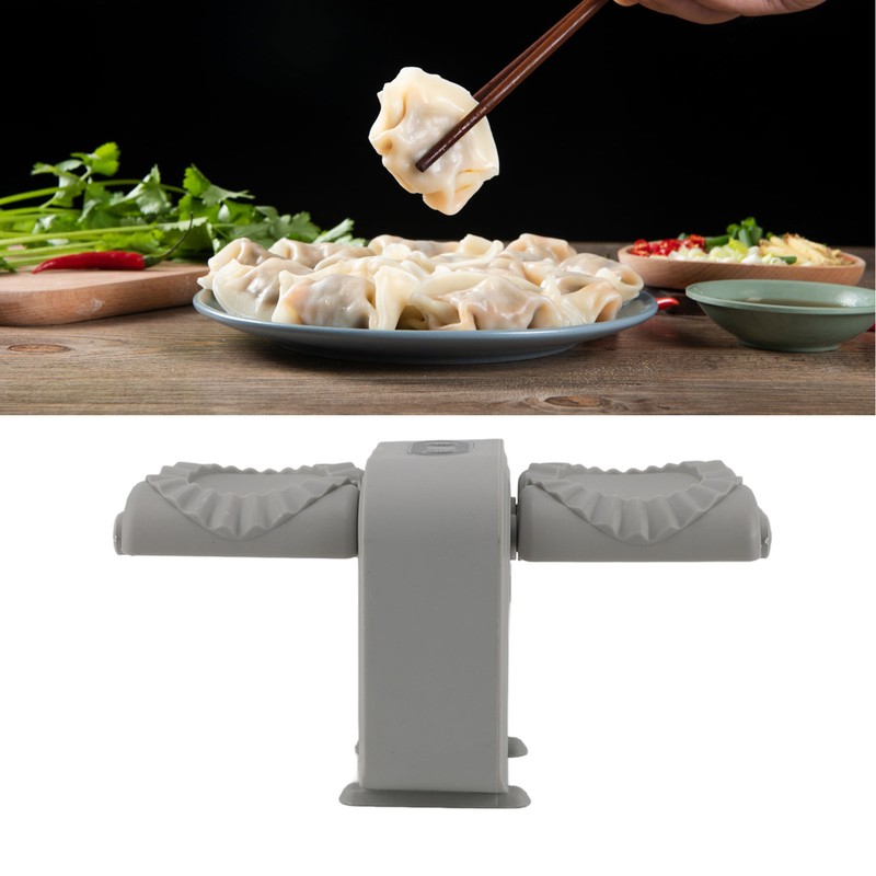 Double Head Automatic Dumpling Maker Mould Electric Dumpling Maker Machine