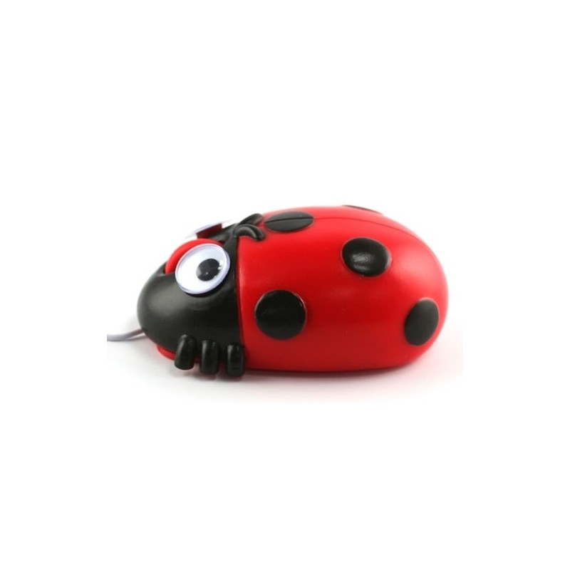 Cosa Nova Ladybug Computer Mouse with Bobble Eyes and Mood