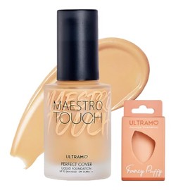 ULTRAMO Base de Maquillaje Líquida, Base Maquillaje Acabado Mate | Maquillaje Líquido | Larga Duración y Alta Cobertura | No Comedogénic | 40ml