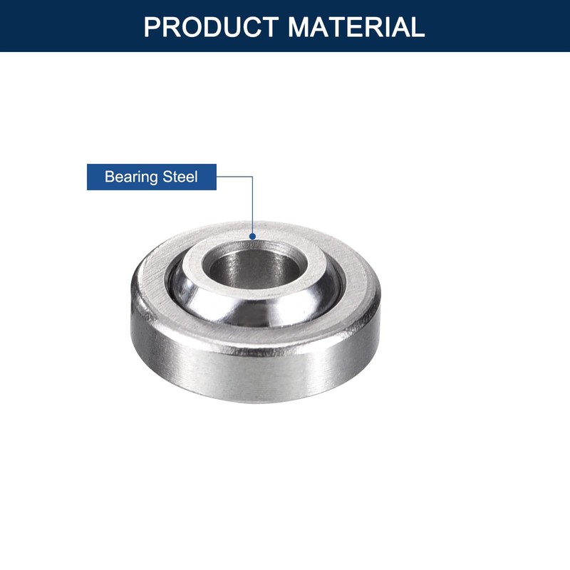 HiPicco GE6C Radial Spherical Plain Bearings, ID 6mm x OD
