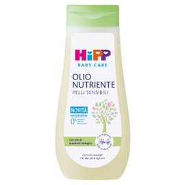 HiPP - Baby Care Oil for Children Deep Nourishes and Protects Skin for Dry and Sensitive Skin with 100% Natural Oils 1 x 200ml Bottle