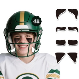 48 Pairs Eye Black Stickers, Breathable Sports Eye Strips Baseball Football Softball Face Eyeblack Stickers for Party Game Sport Supplies, Baseball Mom Accessories (Mixed4, 48 Pairs)