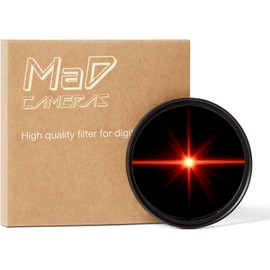 MaD Cameras Star Effect Camera Lens Filter - Adds sparkle to light points for fasion/Nightscape (67mm, 6 Point)