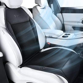 FLORICH Cooling Car Seat Covers with 8 Turbo Fans Car Seat Cooling Pad with Blowing & Suction 12V-24V Ventilated Seat Cover 3-Speed Adjustable Cooling Seat Cushion Universal Fit for Car SUV Truck Van