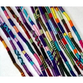 Camouflage Colors Hippie Hair Extension, Qty: 1 Dreadlocks Accessory, Dread Wrap, Hair Fall, Hair Wrap, Colorful Accessories for Dreads, Braids, Curls