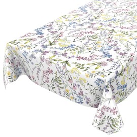 Anro Oilcloth Wax Tablecloth, Washable