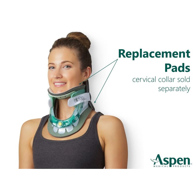 Aspen Vista Cervical Collar Replacement Pads, Moisture-Wicking & Optimal Pressure