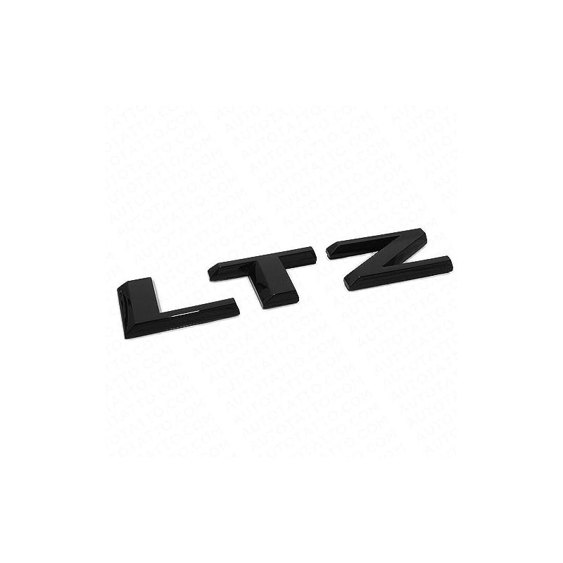 1Pcs Big Size Tailgate LTZ Letter Logo Emblem Badge Nameplates
