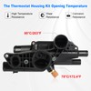 WMPHE Engine Coolant Thermostat Housing Assembly Replacement for 256002G600 Compatible