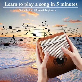 Kalimba 21 Keys ,Calimba , Portable Kalimba Thumb Piano , Finger Piano Kalimba 21 Keys , Thumb Piano for Adults and Beginners.