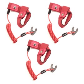 3PCS Stop Kill Switch Safety Lanyard Band Tether Cord for All Honda Jet Ski Aquatrax F-12 F-15 R-12 ARX1200 ATX1200 ARX1500 ATX1500 36182-HW1-671