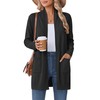 Zeagoo Womens Fall Cardigan Sweaters Trendy Light Open Front Soft