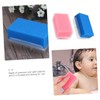 Ipetboom 2Pcs Sensory Training Brush Touch Massage Sponge Soft Body