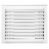HVAC Premium 12" X 10" 3-Way AIR Supply Grille -