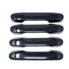 Trim Illusion Snap On Gloss Black Car Door Handle Cover Trim Compatible with Honda Pilot 2023-2024, Works Over Keyless Sensors, DH6340BLK