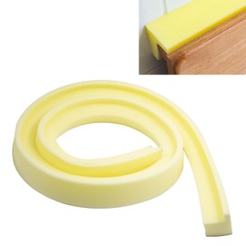 Bed Filler for Headboard, L-Shaped Gap Filling for 1.57", 78.7" Long Mattress Wedge, Foam Headboard Filler for Seams and Bed Cracks, Yellow