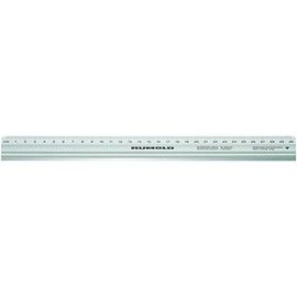 Cutting Ruler 30 cm Aluminium with Steel Edge Non-Slip/Millimetre Scale