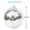 Mirror Disco Ball 8 Inch Hanging Disco Ball for Party