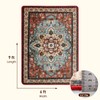 LBRO2M Boho Area Rug 6X9 Washable Rugs for Bedroom Low