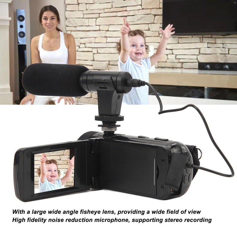Digital Video Camera HD 1080P 16MP Portable Vlogging Camera Recorder