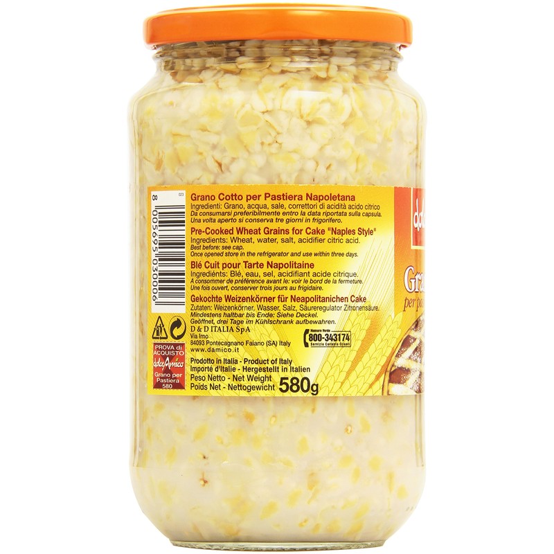 Fratelli D'Amico Cooked Wheat Cereals - 20.5 oz