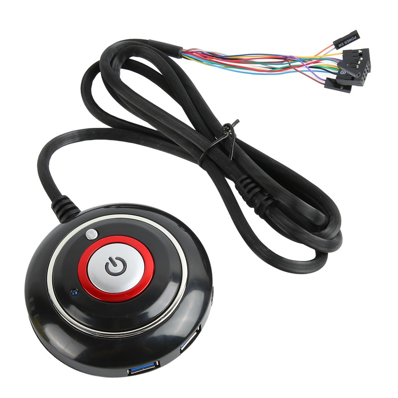 PC Power Button Strong ABS Light Weight Simple Installation Plug