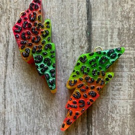 Fuehbur 【300+ Design Optional】 Lightning Shape Freshie Mold, Silicone Epoxy Resin Mold for Car Freshies, Aroma Beads, Soap Mould, Candle Mould, Pendant Mould-Oven Safe