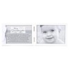 First Grandchild Picture Frame- White Double Hinged Tabletop Photo Frame