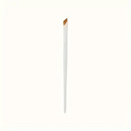 CRWP Angled makeup brush, commonly used for eyeliner, brow shaping, or detailed eyeshadow application. With crwp card.