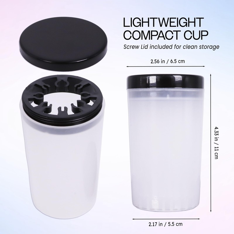 Beauticom Nail Art Brushes Uv Pen Holder Cleanser Cup Bottle…