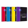 Oxford Student Spiral-Bound Notebook Large Seyès Tiles 235x300 Assorted