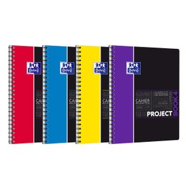 Oxford Student Spiral-Bound Notebook Large Seyès Tiles 235x300 Assorted