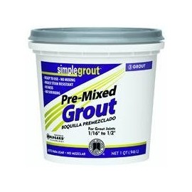 Simple Grout PMG381QT 1 Quart Bright White Pre-Mixed Grout