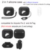 for Airpods Pro 2nd Generation Carrying Case with airtag Holder