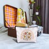 Zomhix Inspirational Gifts Makeup Bag - Boho Floral Cosmetic Bag,