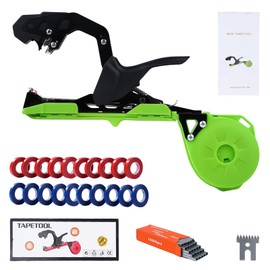Plant Tying Machine, Lightweight Plant Tying Tape Tool, for Gardeners Farmers with Blade Replacement Garden Tapes and Staples