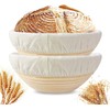 2 Pcs Bread Proofing Baskets, 23cm Round Sourdough Proofing Basket
